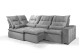 Sofá Retrátil Reclinável ELLOA DE CANTO COM CHAISE 3.45 x 1.80m ESTILO ESTOFADOS - Inca Velusoft COR "PRATA" Sofá Retrátil Reclinável ELLOA DE CANTO COM CHAISE 3.45 x 1.80m ESTILO ESTOFADOS - Inca Velusoft COR "PRATA"