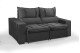 Sofá Retrátil e Reclinável 2.20m ESTILO ESTOFADOS - THOR com SoftGel D33 Velusoft "Cinza" Sofá Retrátil e Reclinável 2.20m ESTILO ESTOFADOS - THOR com SoftGel D33 Velusoft "Cinza"