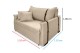 Poltrona Sofá Cama Valence Premium 140cm SoftGel D33 Linho Bege Poltrona Sofá Cama Valence Premium 140cm SoftGel D33 Linho Bege