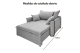 Poltrona Sofá Cama Valence Premium 120cm SoftGel D33 Linho Cinza Claro Poltrona Sofá Cama Valence Premium 120cm SoftGel D33 Linho Cinza Claro