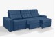 Sofá Retrátil e Reclinável 4,10m ESTILO ESTOFADOS - PARIS 3 módulos com Velusoft D33 "AZUL" Sofá Retrátil e Reclinável 4,10m ESTILO ESTOFADOS - PARIS 3 módulos com Velusoft D33 "AZUL"