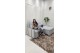 Sofá Valence Slim sem Caixa Premium 1.60m SoftGel 33  Linho Cinza Claro